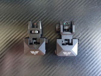 Ar15 flip up sights universal fits any rail