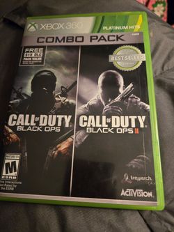Xbox 360 blacks ops 1 and 2