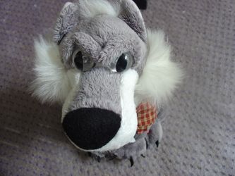 VINTAGE 2010 Plush Animated Warewolf Talks Lights up Eyes 12"H Age 3+