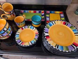 Colorful Ceramic Dinnerware Set