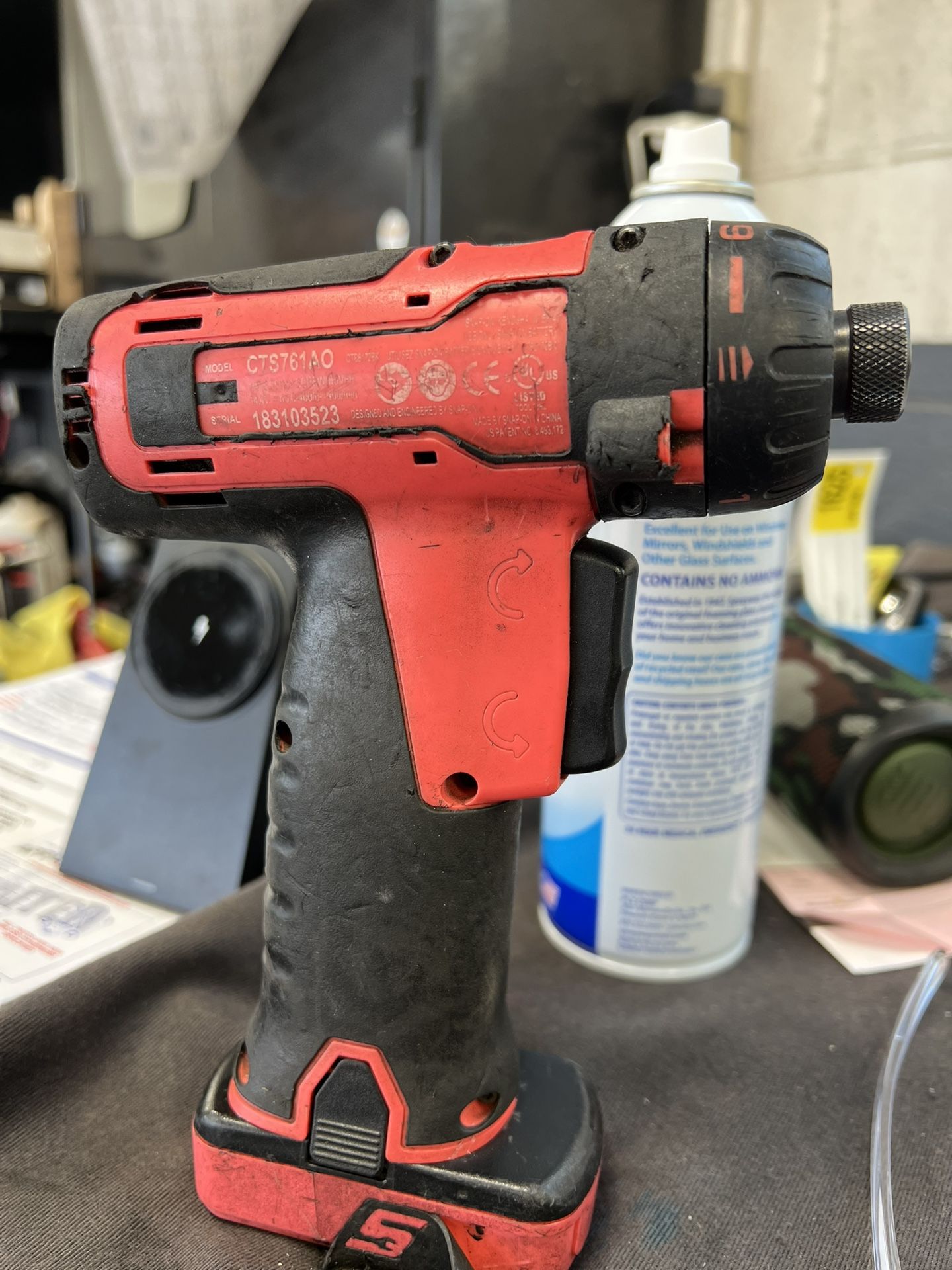 Snap on Hex MicroLithium Toggle Screwdriver