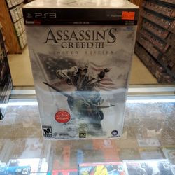 Assassins Creed 3 Limited Edition Ps3
