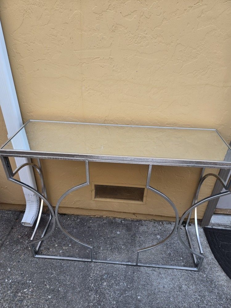 Glass Console Table
