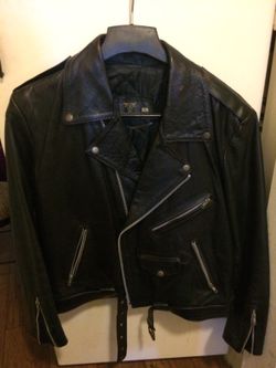 Real leather jacket