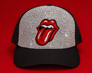 Rolling Stones Rhinestone Cap