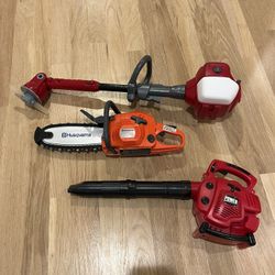 Kids Pretend Tools Chainsaw Leaf Blower Weed 