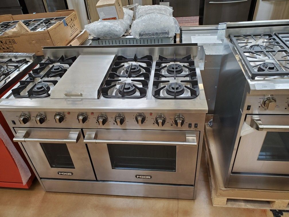 NXR 48" Gas Range double oven