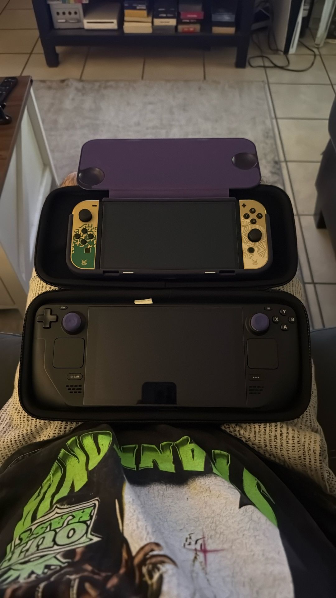 Steam Deck 64GB & Switch OLED Zelda Edition