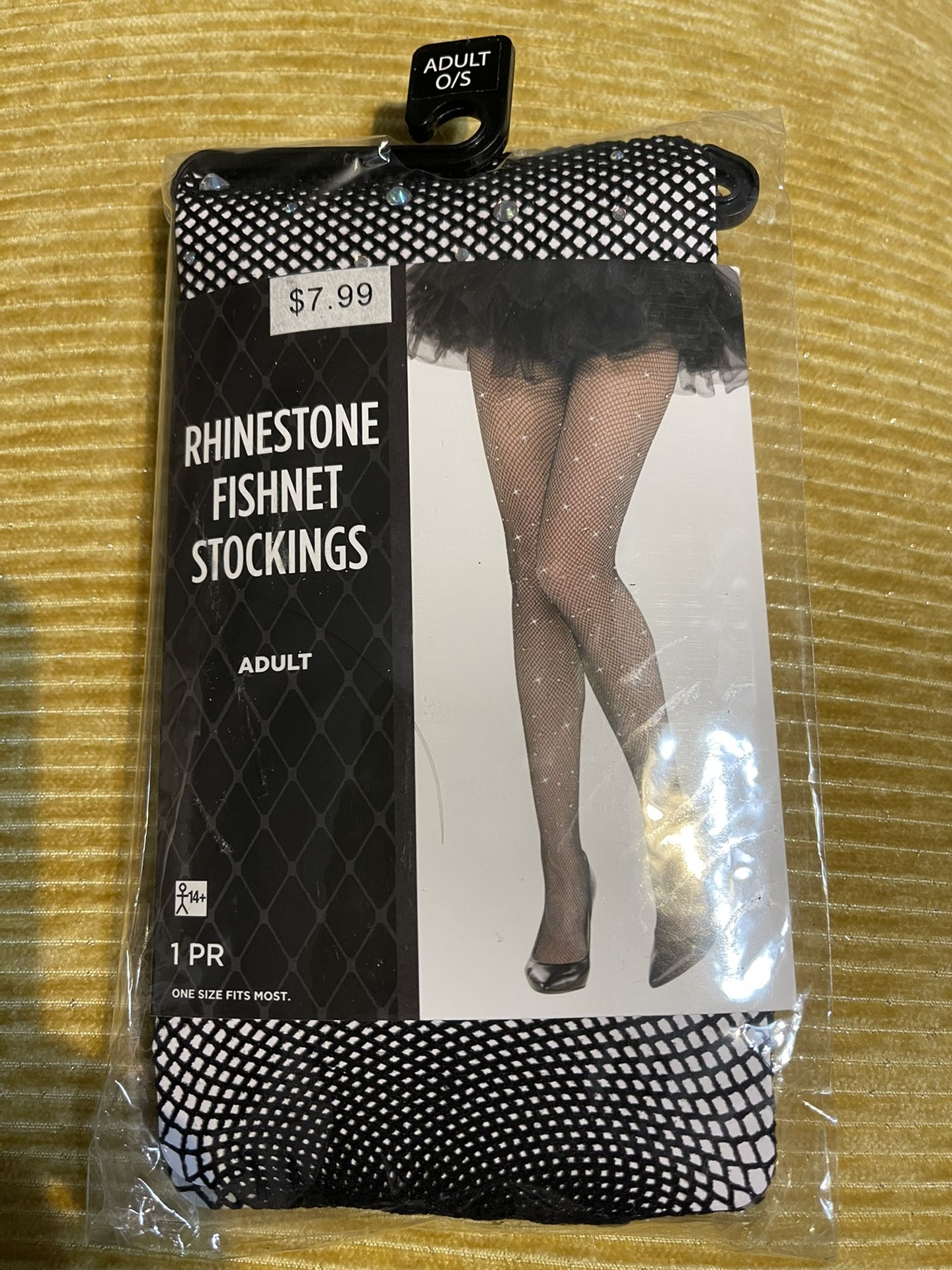 Rhinestone Fishnet Stockings