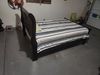 Full frame and mattress