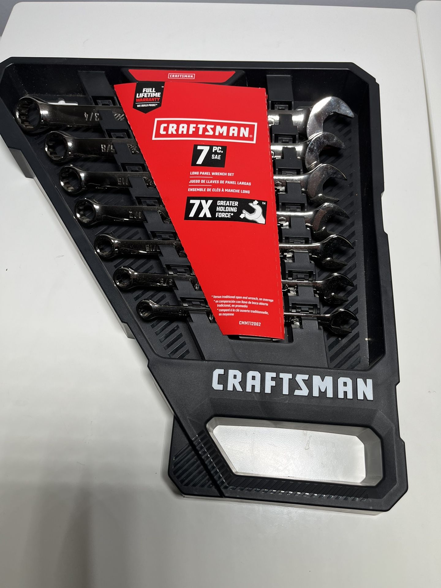 Craftsman 7-PC Gunmetal Chrome Wrench Set - SAE - Model CMMT12062