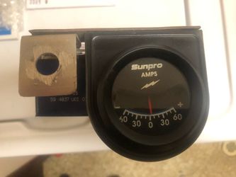 Sunpro amp Guage with mounting bracket