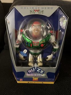 Vintage 1998 Mattel Buzz Lightyear Holiday Hero 12" Action Figure