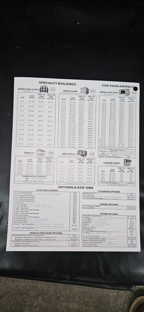 Sheds For Sale