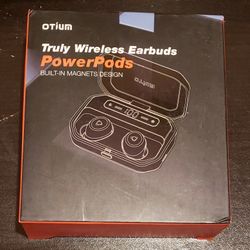Otium Wireless Earbuds Bluetooth 5.0 Headphones with Digital Intelligence LED.