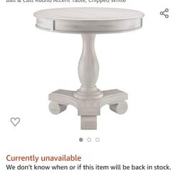 White End Table
