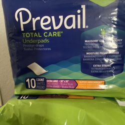 Prevail Underpads NEW $2 Pk Of 10