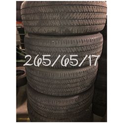 Used tires for sale 265/65/17 $200 all four free installation and balancing