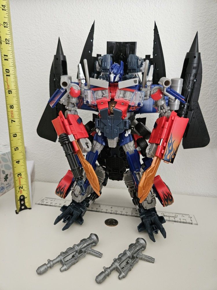 HUGE TOY 14 INCHES TALL Transformers Revenge Of The Fallen ROTF Optimus ...