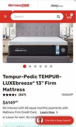 Tempur pedic 13 inch firm mattress