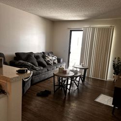 Bob’s Furniture Sofa Dark Gray 