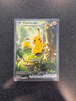 PIKACHU EX / TREEKACHU EX ASCENDED HEROES SIR 276/217 PRISTINE CONDITION