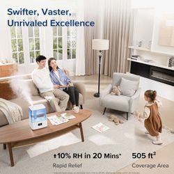 LEVOIT Classic300S Ultrasonic Smart Top Fill Humidifier, Extra Large 6L Quiet Sleep Mode, Night Light,