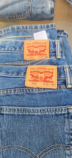 Levi's 505 Jeans W35 L30 and W36 L30