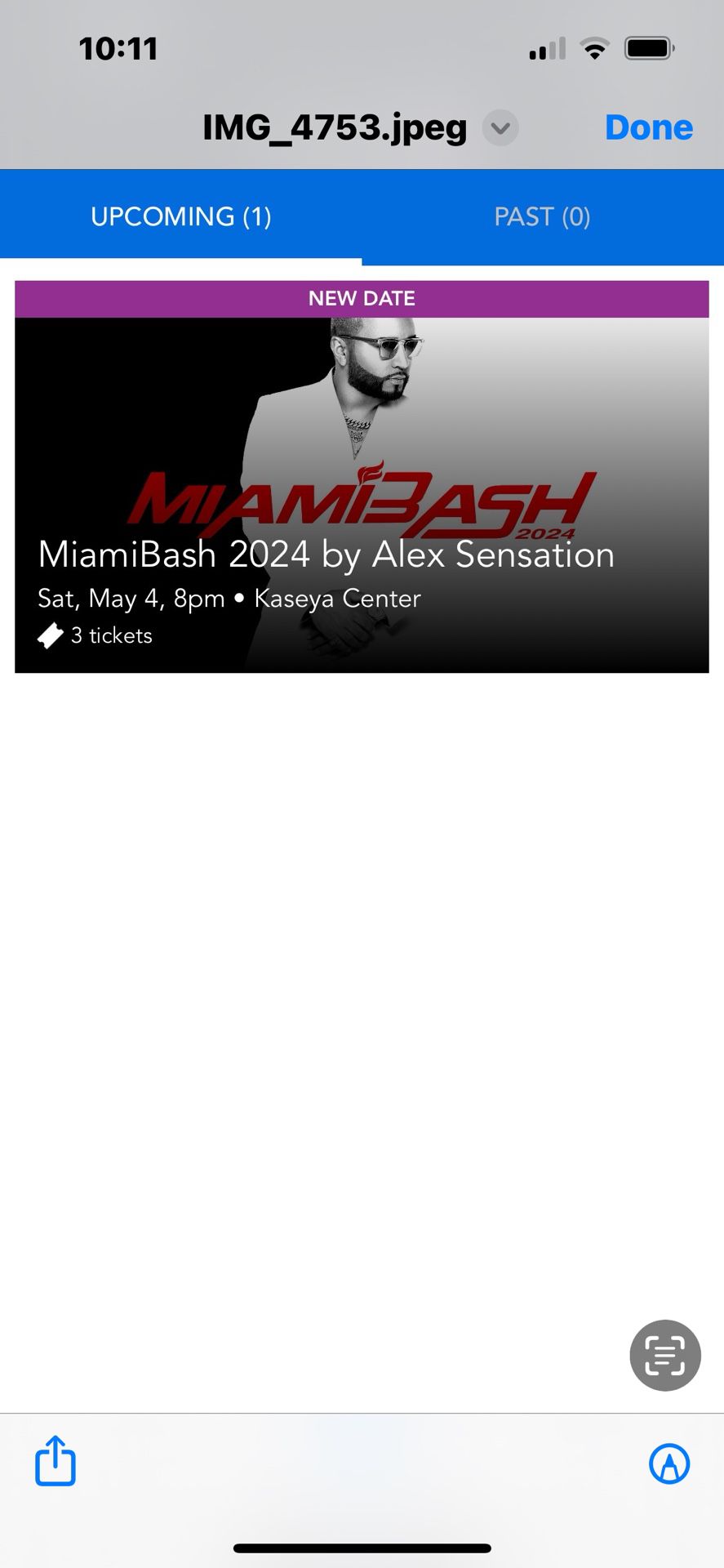 Alex Sensation Bash Tickets -(3)