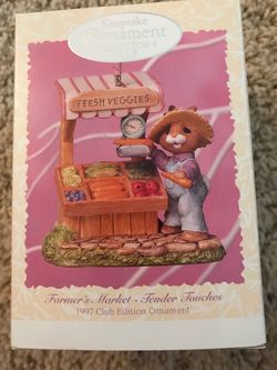 Hallmark Keepsake Ornament Farmer's Market Tender Touches 1997 Ed Seale Artist