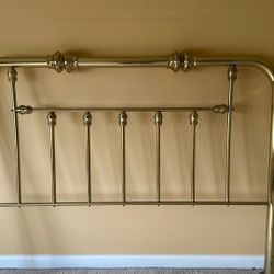 QUEEN BRASS HEADBOARD 