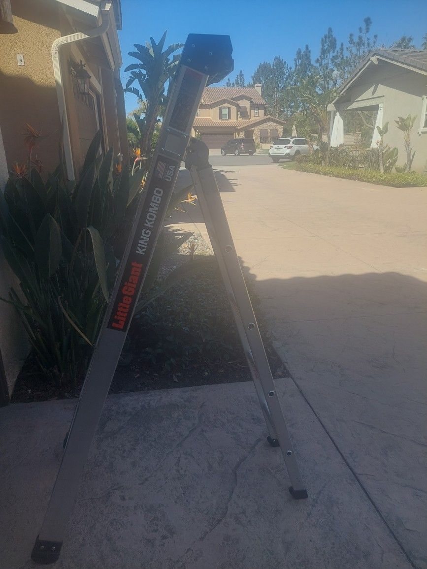 Ladder: Little Giant Ladders, King Kombo, Professional, 5 Ft. a Frame, 8 Ft.