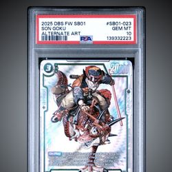PSA10 goku Alternative Art