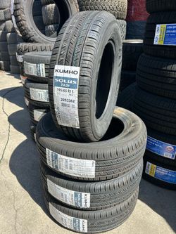 BRAND NEW SET OF KUMHO TIRES 195/65r15
