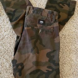 VANS MEN'S or Unisex Camo Pants 👖 size 30