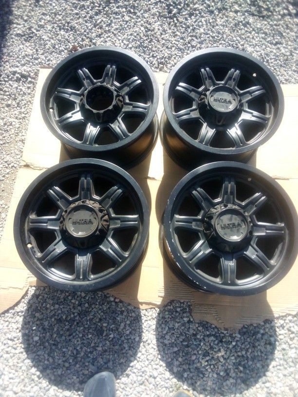 Ultra Motorsports Menace 18" Black Rims 