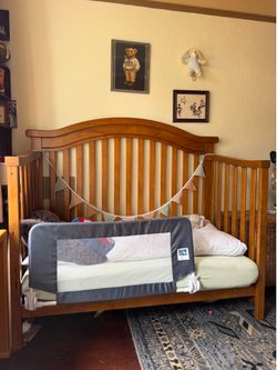 Convertible Wood Crib Toddler Bed