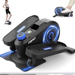 FUNMILY Under Desk Elliptical, Desk Bike Pedal Exerciser, Fully Assembled Leg Exerciser 2 in 1 Seated Standing Elliptical, Ultra-Quiet Mini Elliptical