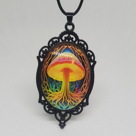 Mushroom Necklace π