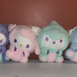 Sanrio plush set, Hello Kitty Cinnamon Roll Plush