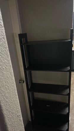 Black Ladder Bookshelf 5-Tier