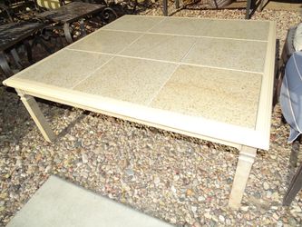 Huge 52 inches vintage coffee table vintage