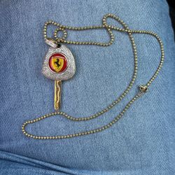 Ferrari Pendant With Chain