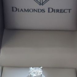 White Gold 1.3kt Engagement Ring