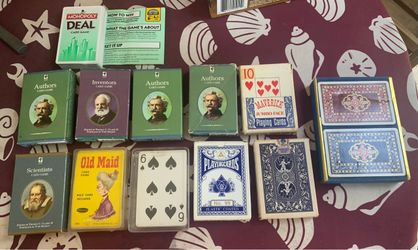 Mixed Lot of Card Games and Playing Cards