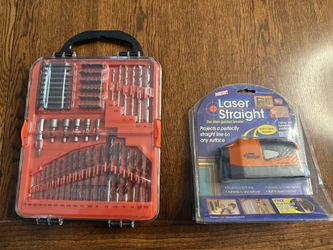 Black & Decker 70 Piece Tool Set, Stud Finder And Laser