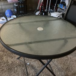 Mesa de patio con 4 sillas