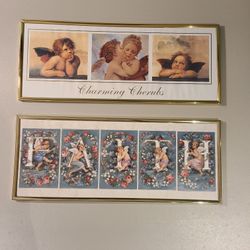 Set Of 2 Angel Pictures