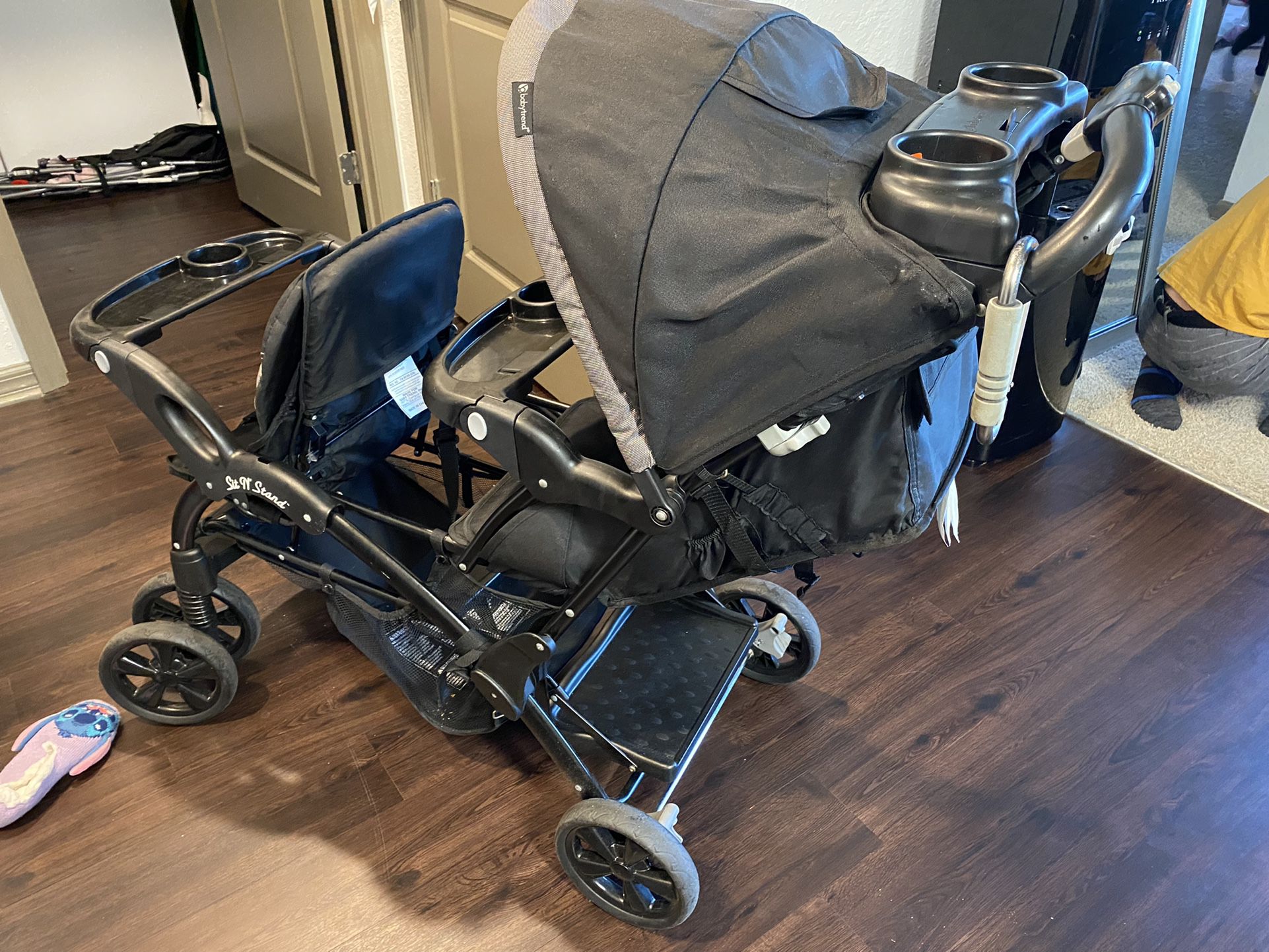 Double Stroller Seat And Stand
