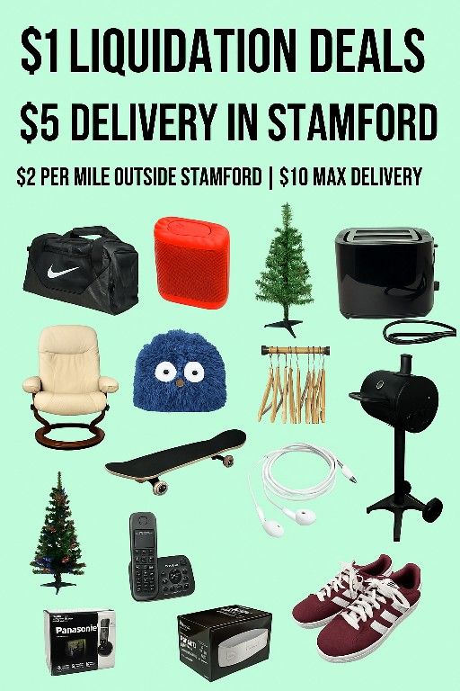 “$1 Liquidation Sale + Delivery (CT)”
